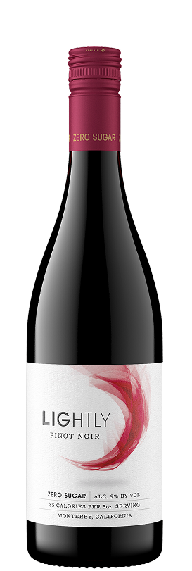 Lightly Wines Pinot Noir wine bottle